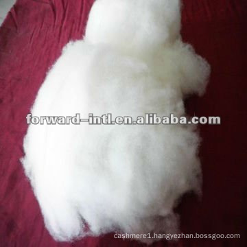 100% raw white Inner Mongolian goat cashmere fibre 15.5mic/36-38mm